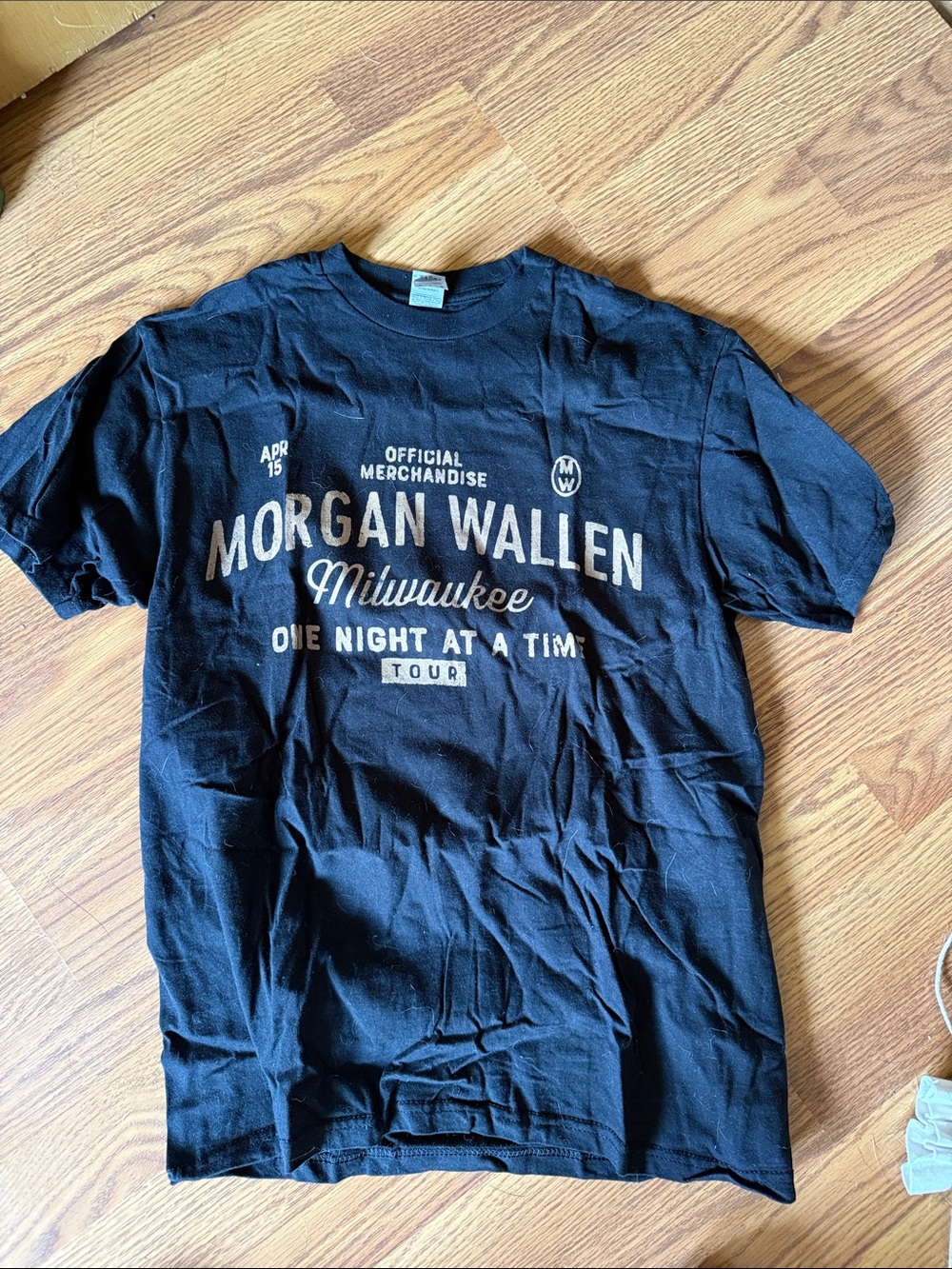 Gildan Black Morgan Wallen 'One Night At A Time' Tour Tee
